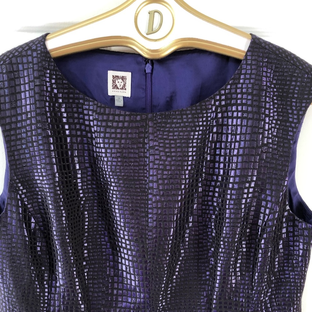 Anne Klein Fully Lined Fit & Flare Reptile Dress